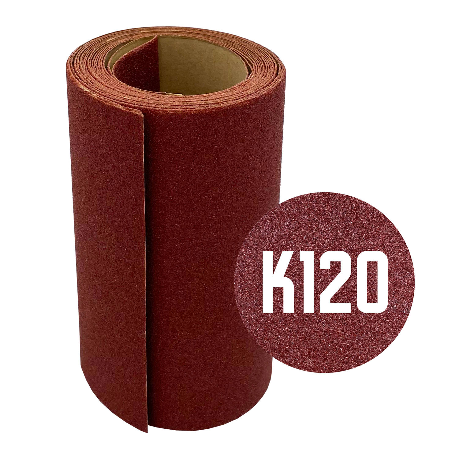 DULA Schuurpapier op rol - 3m - Korrel 120 - Geschikt voor hout en metaal