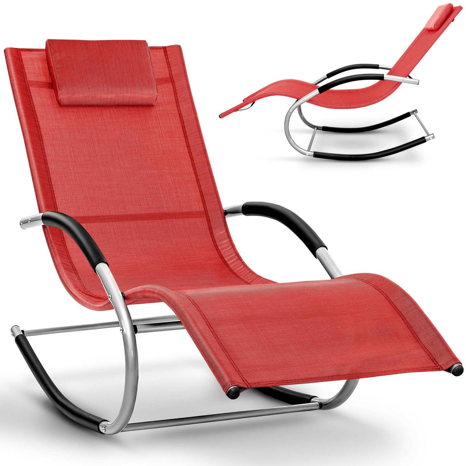 Een goede vriend James Dyson Dan Tillvex- schommelstoel rood-tuin ligstoel- relax ligstoel- ligstoel  schommel- ligstoel camping | Hovenier.nl