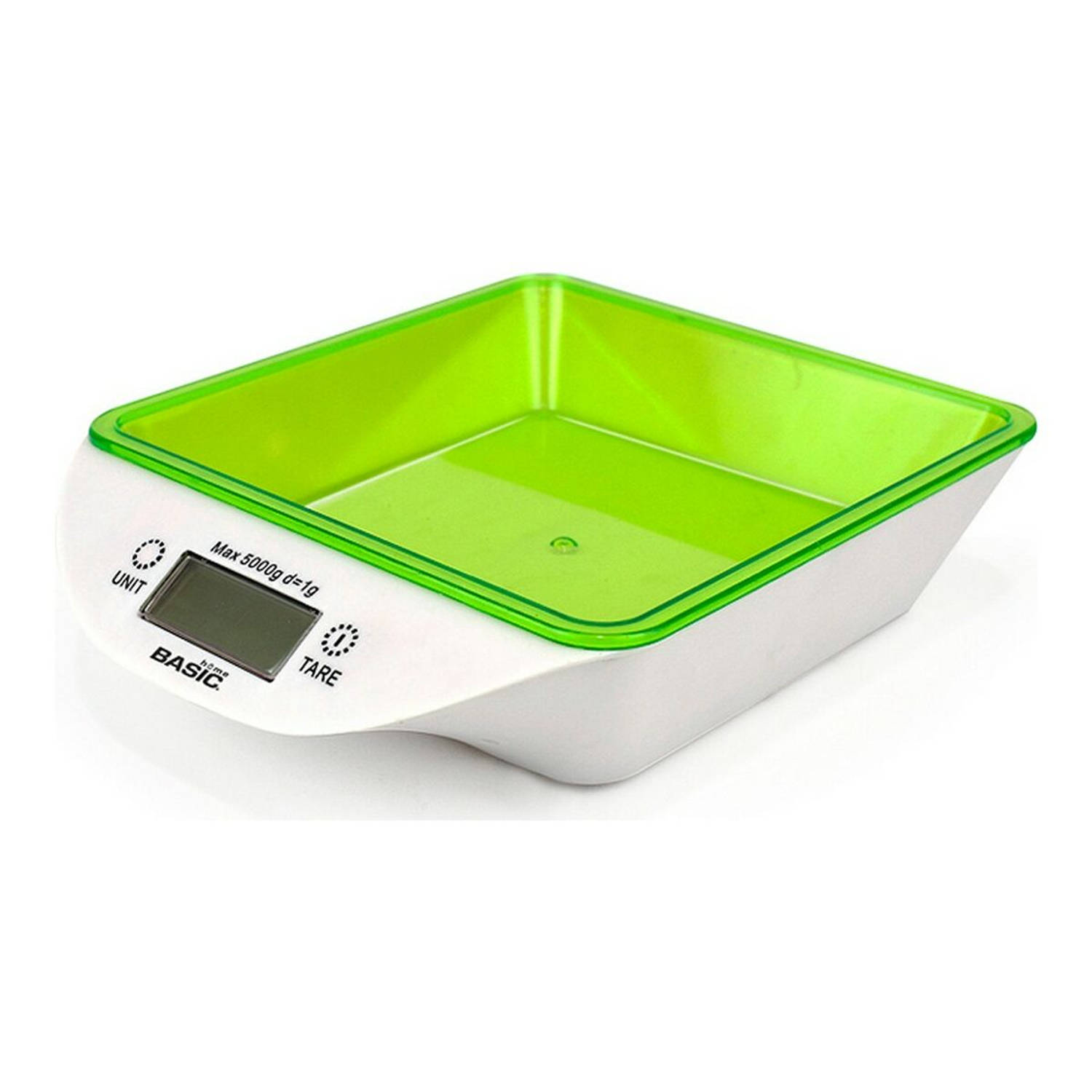 Keukenweegschaal Basic 5 kg (22 x 18 x 5 cm) | Blokker