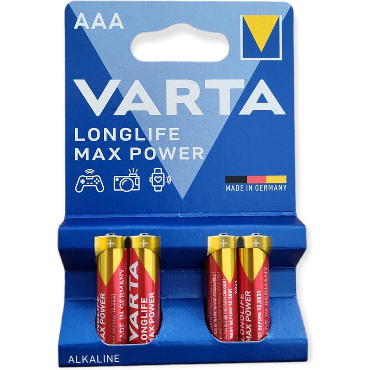 VARTA MAX TECH 4703 AAA-LR03 Bls 4 Varta
