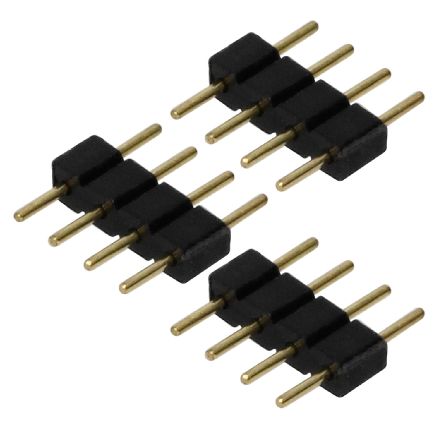 3 x 4 Pin Connector voor RGB Strip