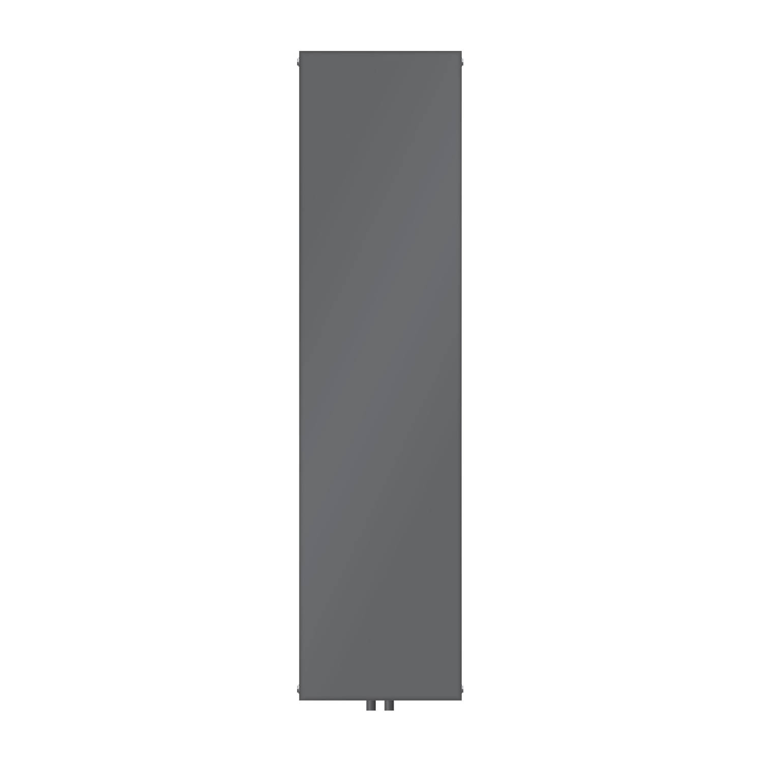 Badkamerradiator enkellaags 1800x452 mm antraciet met middenaansluiting LuxeBath