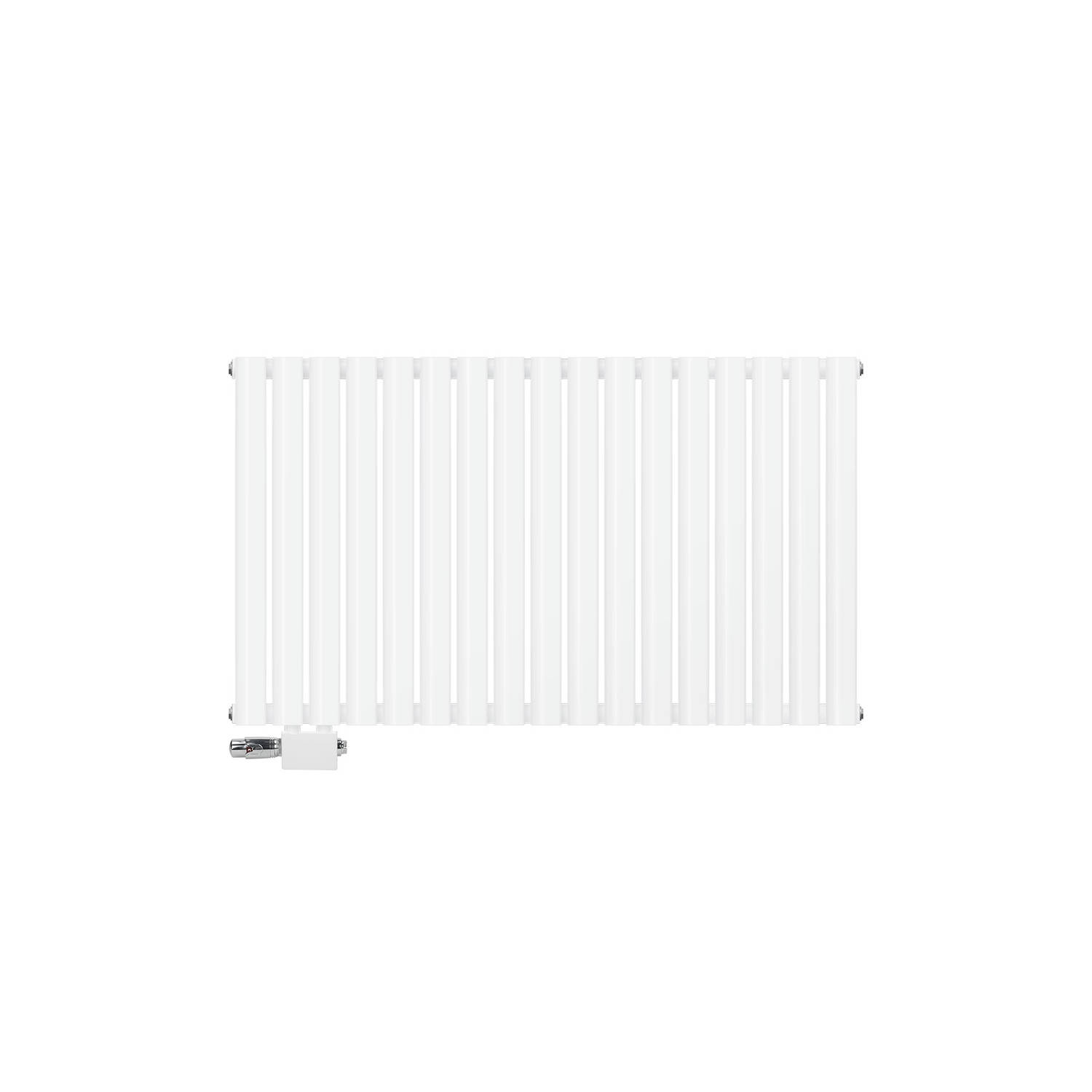 Paneelradiator enkellaags 600x1020 mm Wit incl. universele aansluitset ML-Design