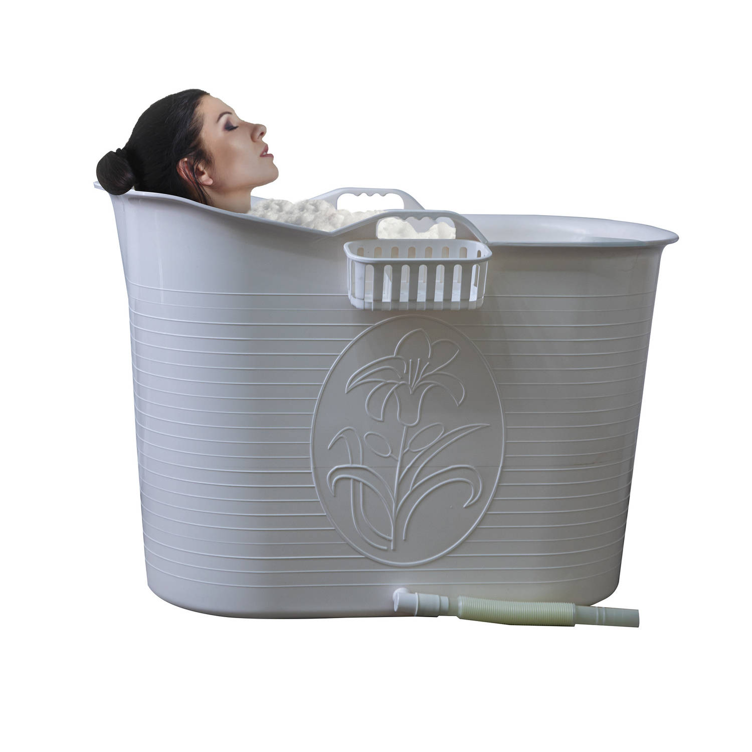 Lifebath Zitbad Nancy 200l Bath Bucket Wit