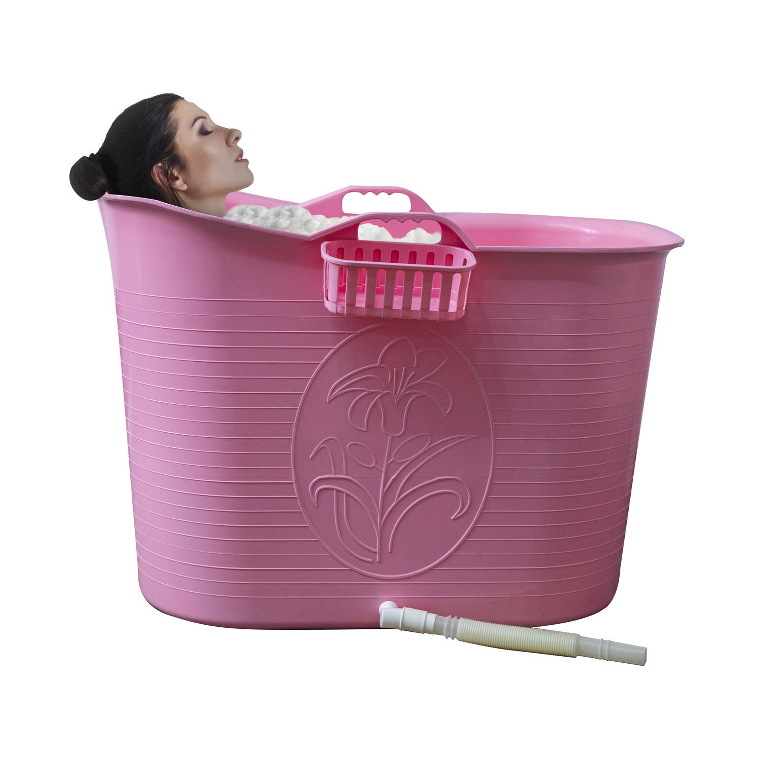 LIFEBATH Zitbad Nancy 200L Bath Bucket Roze