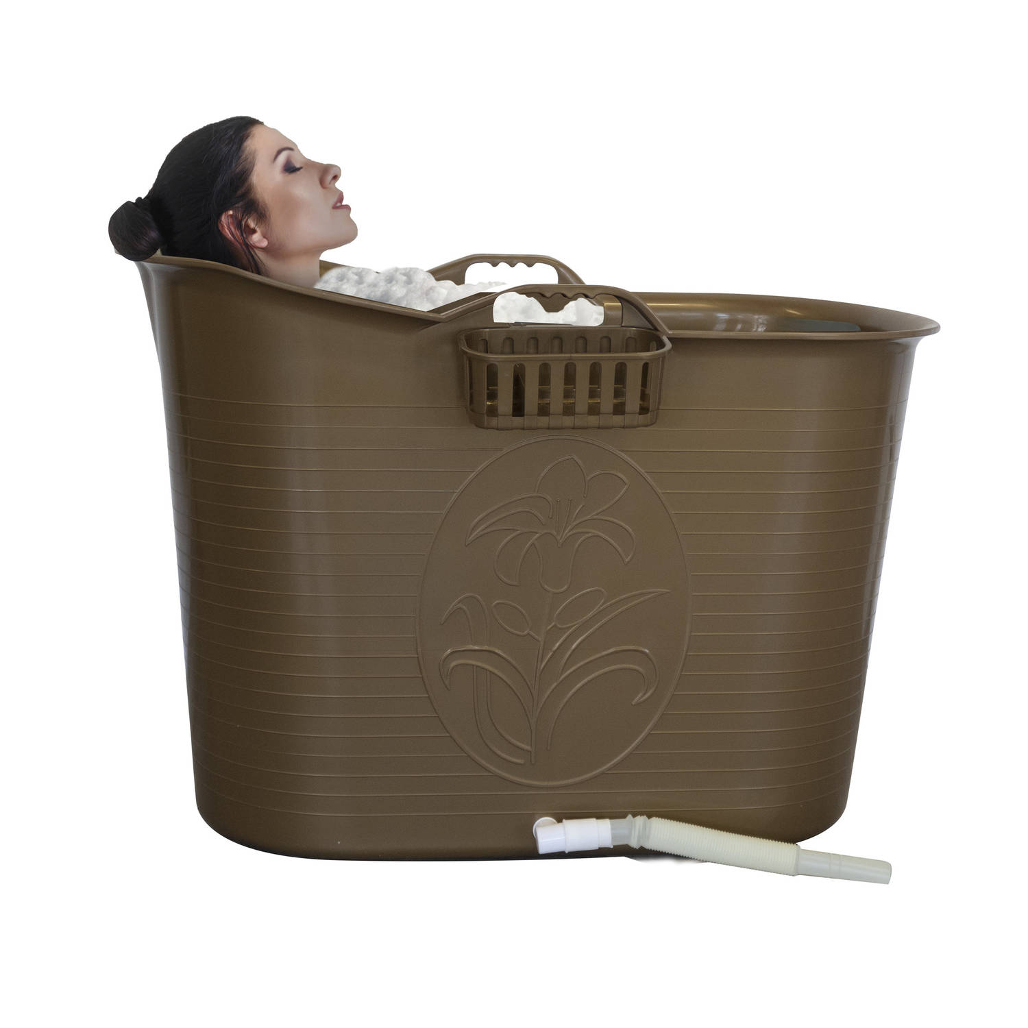 LIFEBATH - Zitbad Nancy - Bath bucket - Mobiele badkuip - 200L - Voor volwassenen - Goud