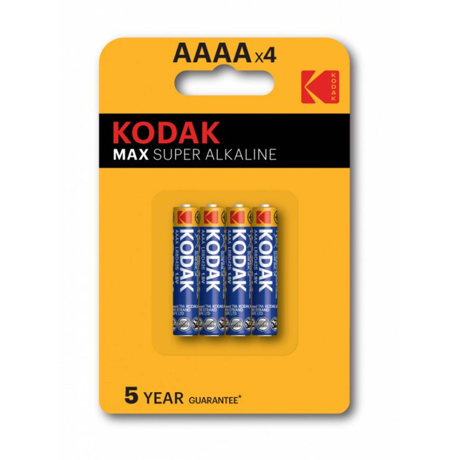 Kodak MAX Alkaline AAAA (4 pack)