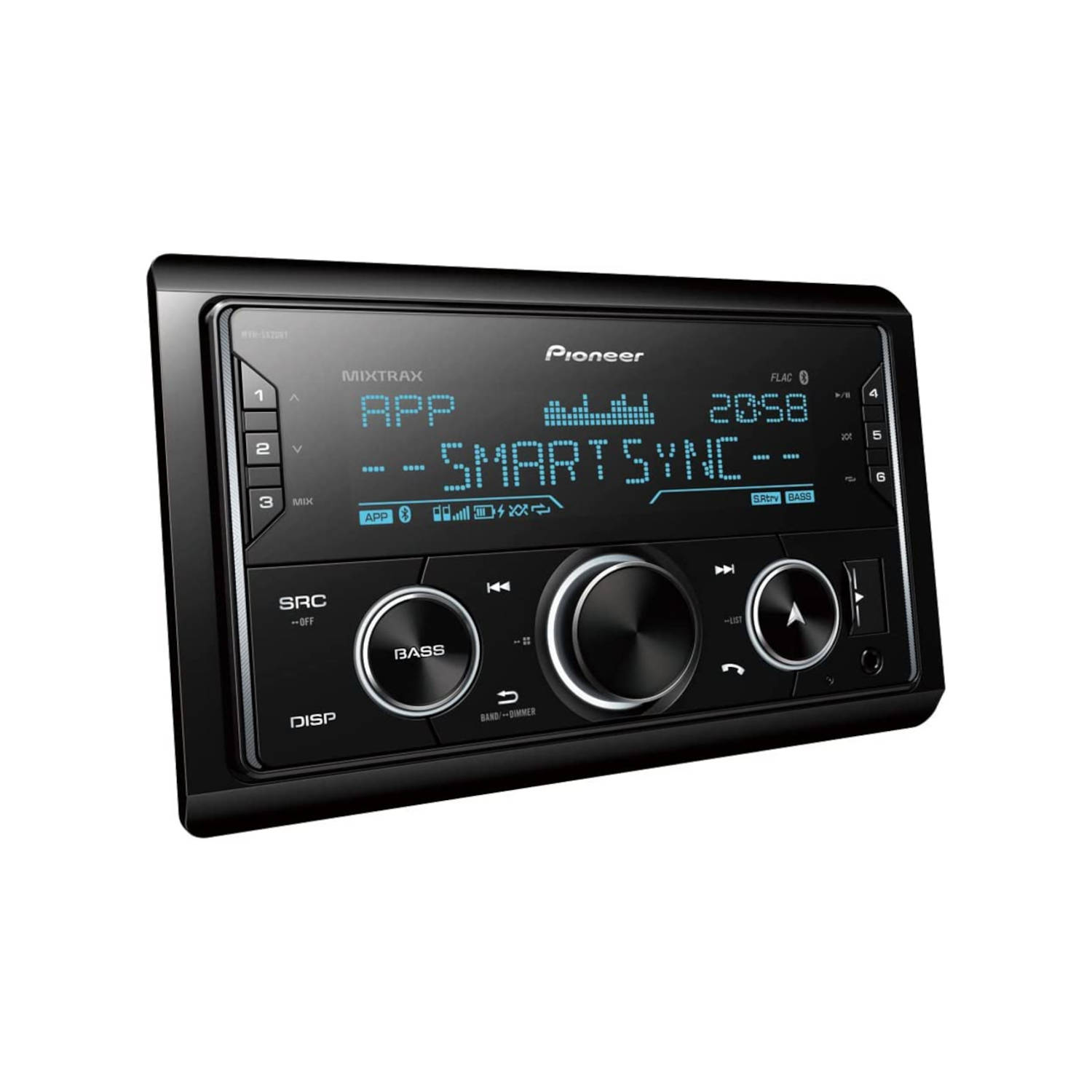 Pioneer MVH-S620BT 2-DIN Bluetooth Apple-Android USB Spotify Autoradio