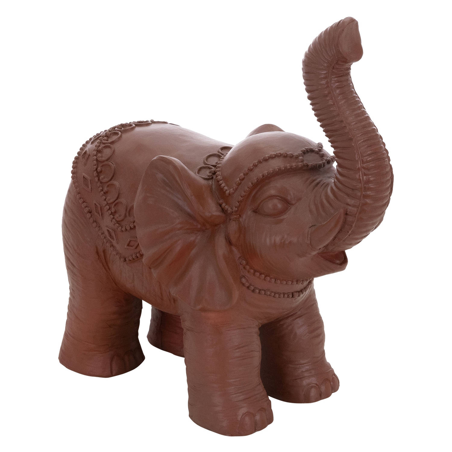 Deco Figuur Olifant 36x19x39 Cm Bruin Van Ml-design