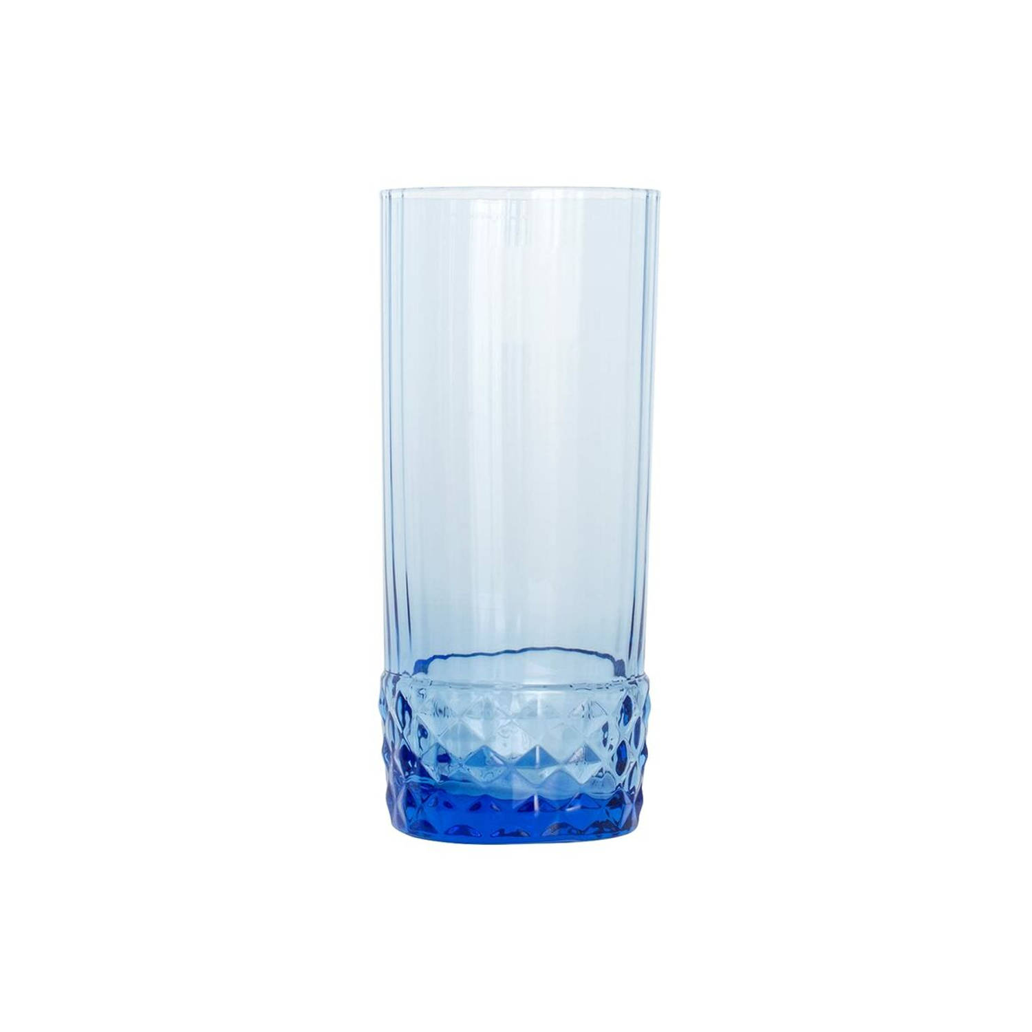 Glazenset Bormioli Rocco America&apos;20s Blauw 6 Stuks Glas (400 ml)