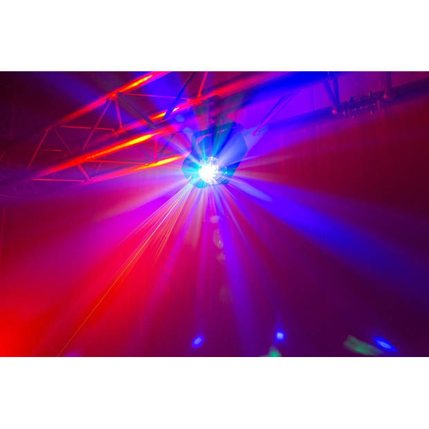 MAX DJ10 lichteffect - Jelly Moon met rood/groene laser