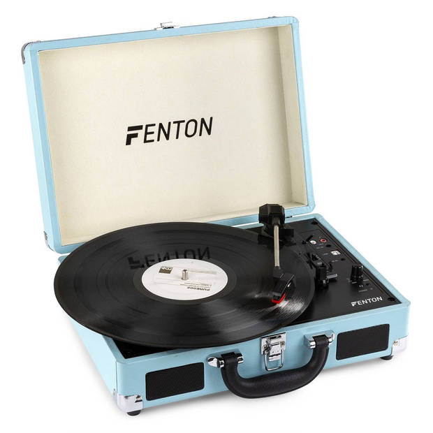 Fenton RP115 platenspeler met Bluetooth en platenkoffer