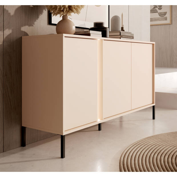 Meubella Dressoir Desert - Beige - 153 cm