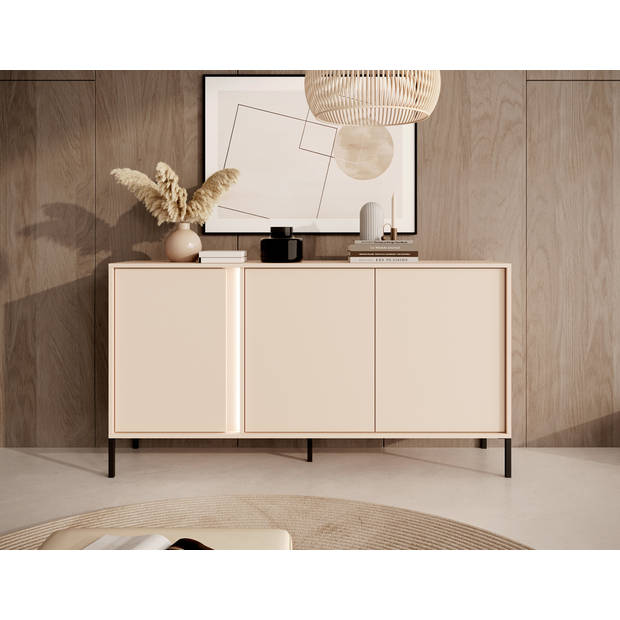 Meubella Dressoir Desert - Beige - 153 cm