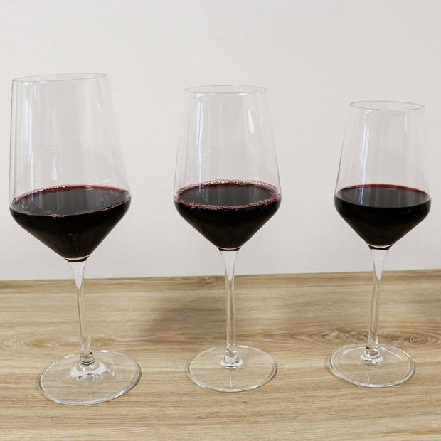 Vinata L'Aquila wijnglazen 56cl - 6 stuks - Rode wijnglazen set - Wijnglas kristal