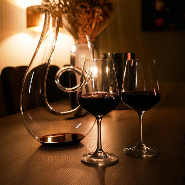 Vinata Verona wijnglazen 47,5cl - 6 stuks - Rode wijnglazen set - Wijnglas kristal