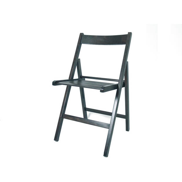 2x Klapstoel Opvouwbare stoel Campingstoel Tuinstoel Zwart Kunststof Duurzaam Comfortabel Voor binnen