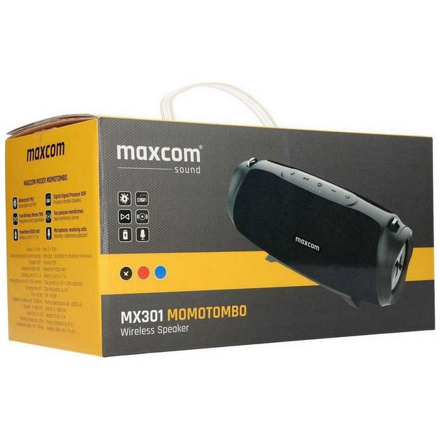 MaxCom MX301 Momotombo Draadloze stereoluidspreker Zwart 30 W
