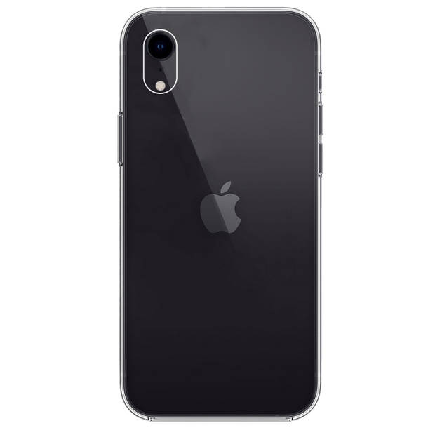 Basey iPhone XR Hoesje Siliconen Hoes Case Cover -Transparant