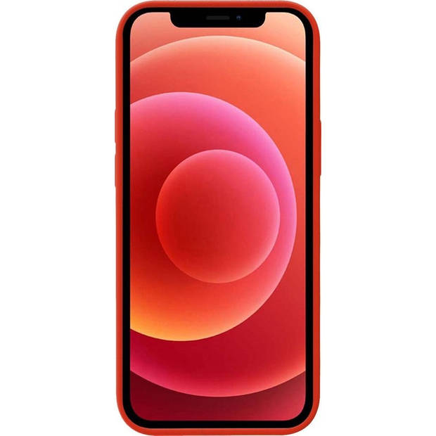Basey iPhone XR Hoesje Rood Siliconen - iPhone XR Case Back Cover Rood Siliconen - iPhone XR Hoesje Siliconen Hoes Rood
