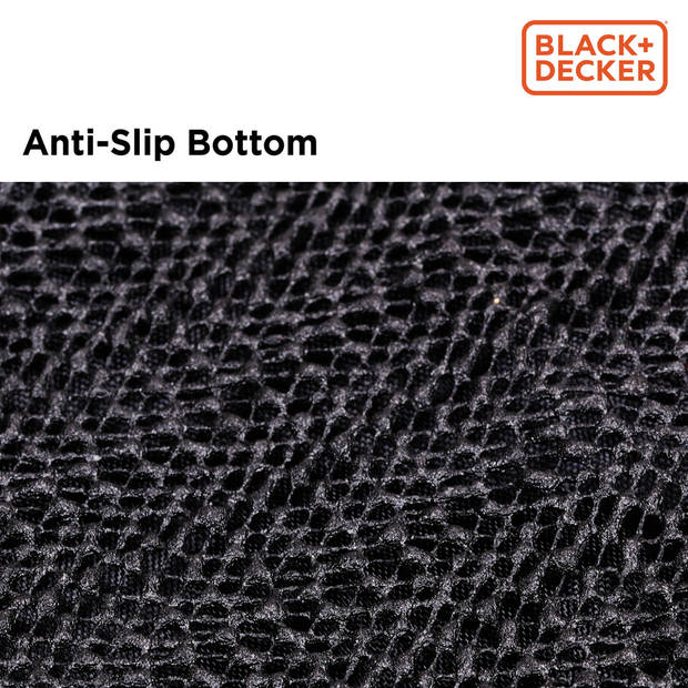 BLACK+DECKER Autostoelhoes - Universele Fitting - Antislip Bodem - Waterafstotend - Zwart