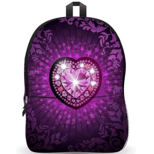 Trendy Kinder Schooltas - Licht en Waterdicht - 28x33x7 cm - Inhoud 2 Liter - Geschikt voor 12 inch Laptop