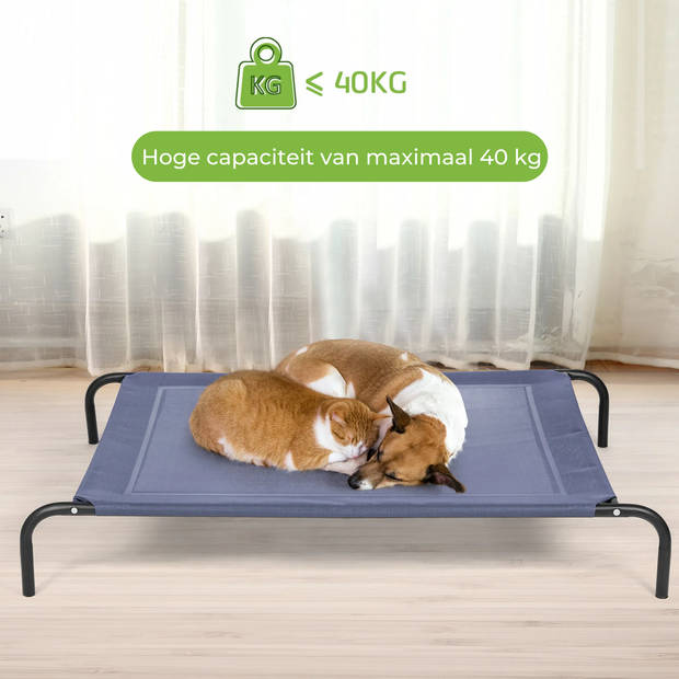 Zenzee - Hondenbed - Hondenstretcher - Honden ligbed - Hondenmand - XL - 110x68cm - Blauw