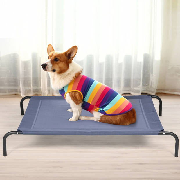 Zenzee - Hondenbed - Hondenstretcher - Honden ligbed - Hondenmand - XL - 110x68cm - Blauw