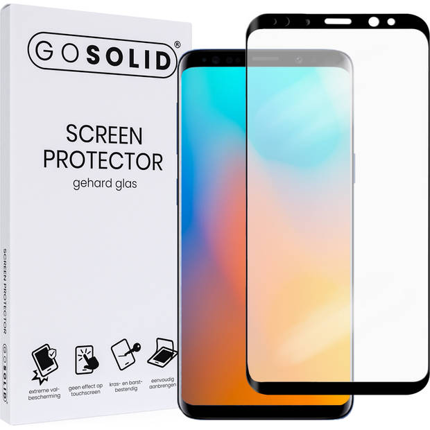 GO SOLID! Samsung Galaxy A8 2018 screenprotector gehard glas