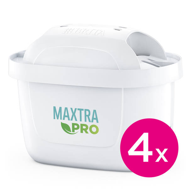 BRITA MAXTRA PRO Waterfilter (4-pack) - 4-Staps Filtratie voor Schoner Drinkwater