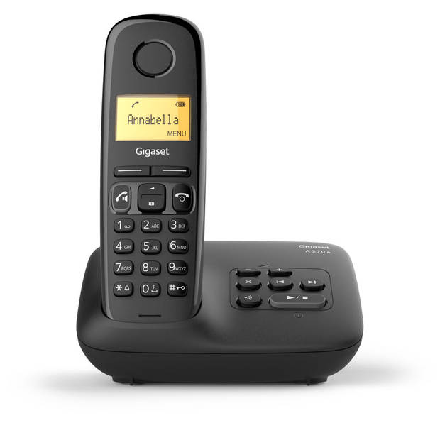 Gigaset A270A - draadloze huis telefoon met antwoordapparaat
