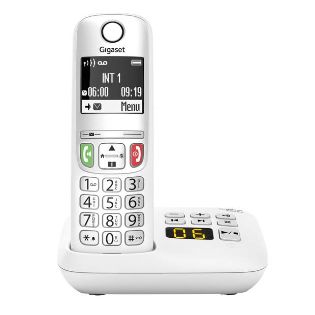 Gigaset A605A - draadloze huis telefoon met antwoordapparaat - wit