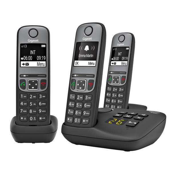 Gigaset A705A trio - draadloze huis telefoon met antwoordapparaat