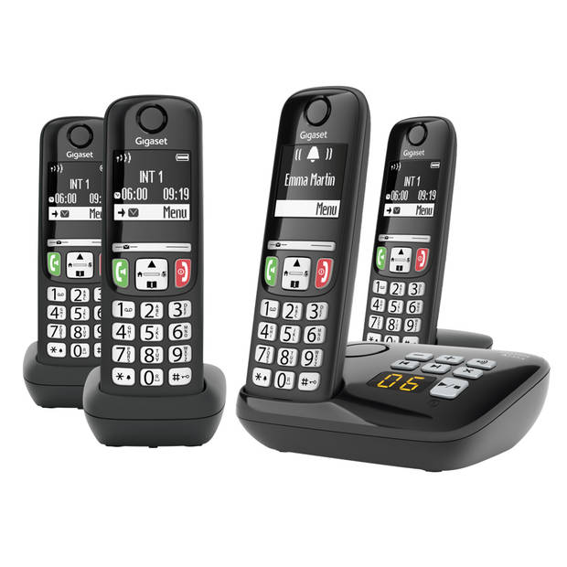 Gigaset A735A quattro - draadloze huis telefoon met antwoordapparaat