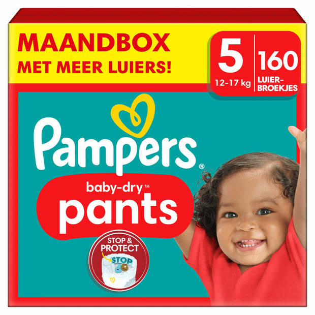 Pampers - Baby Dry Pants - Maat 5 - Maandbox - 160 stuks - 12/17KG