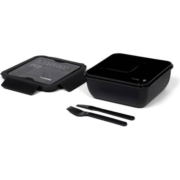 SENZA Tarwestro Lunch Box 1100ml Black