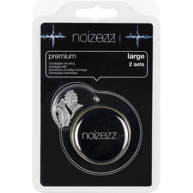 Noizezz Premium extra large oordopjes (filter dient los bijbesteld te worden)