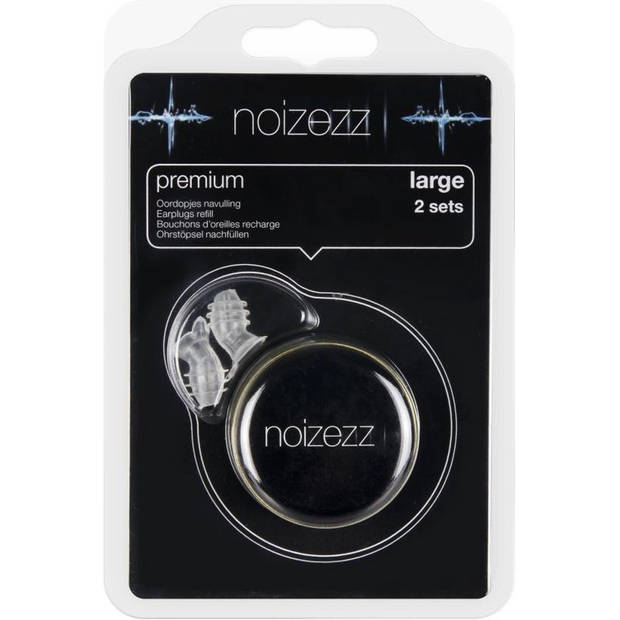 Noizezz Premium large oordopjes (filter dient los bijbesteld te worden)