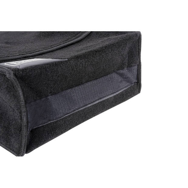 BLACK+DECKER Car Organizer - 29 x 15 x 30 CM - Met Klittenband - Handvat - Zwart