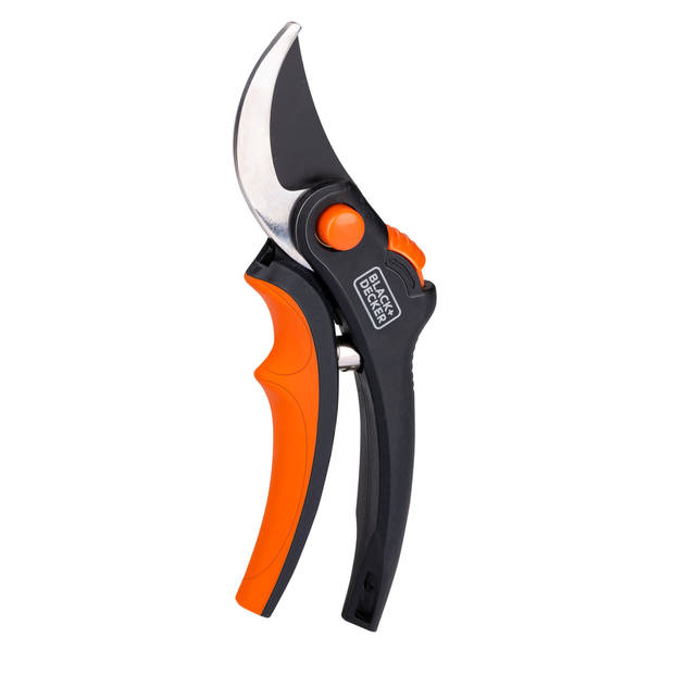 BLACK+DECKER Tuinschaar - Gehard Stalen Bladen - 13 MM - Zwart/ Oranje