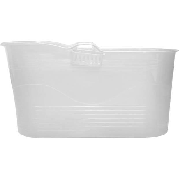 LIFEBATH - Zitbad Mira - Bath Bucket XL - 400L - Ligbad 122 cm - Wit