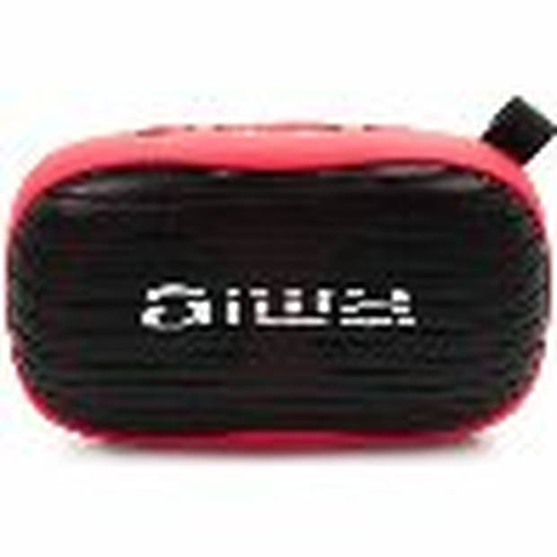 Dankzij de draagbare Bluetooth®-luidsprekers Aiwa BS110RD 10W