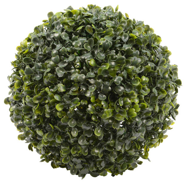 Buxus bol kunstplant - D26 cm - groen - kunststof - Kunstplanten