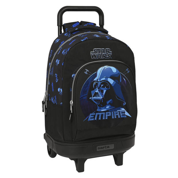 Schoolrugzak met Wielen Star Wars Digital escape Zwart 33 X 45 X 22 cm