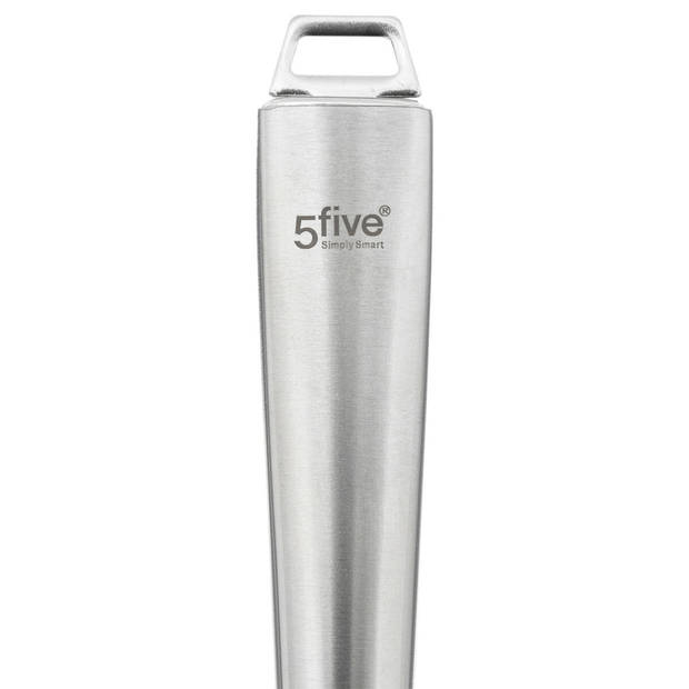 5Five - Appelboor de luxe - zilverkleurig - RVS - 22 cm - Appelboren