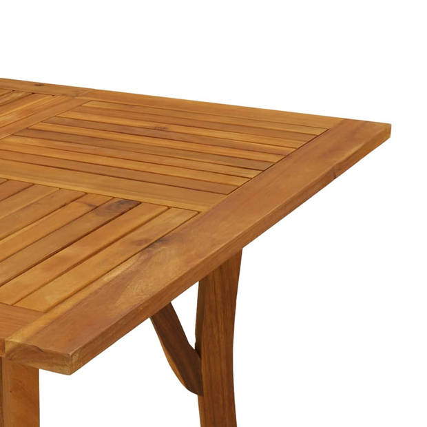 vidaXL Tuintafel 150x90x75 cm massief acaciahout