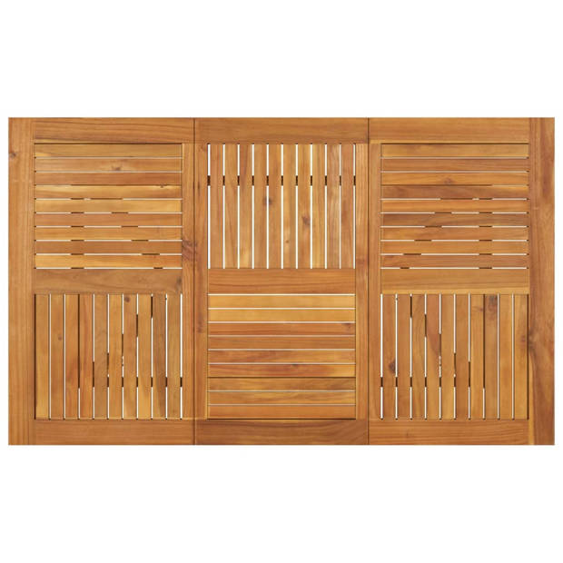 vidaXL Tuintafel 150x90x75 cm massief acaciahout