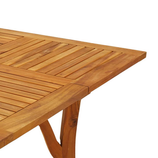 vidaXL Tuintafel 85x85x75 cm massief acaciahout