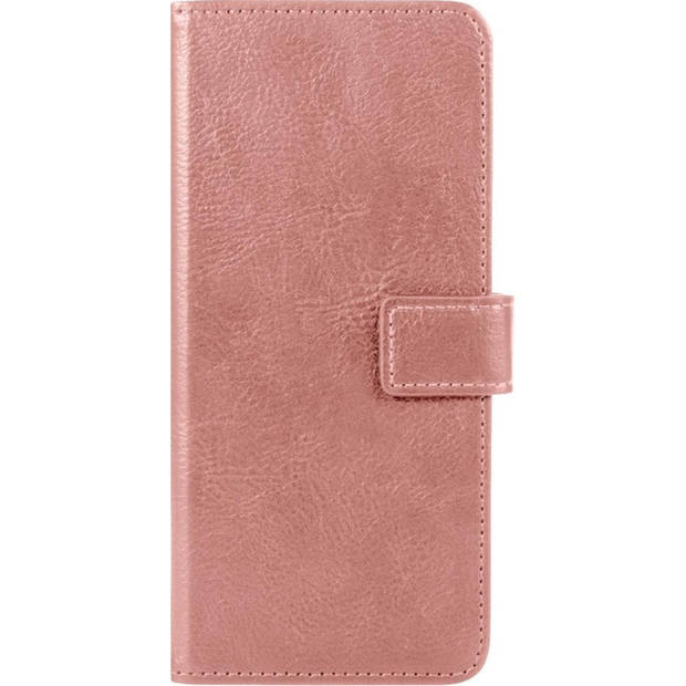 Basey OnePlus Nord CE Hoesje Book Case Kunstleer Cover Hoes - Rose goud