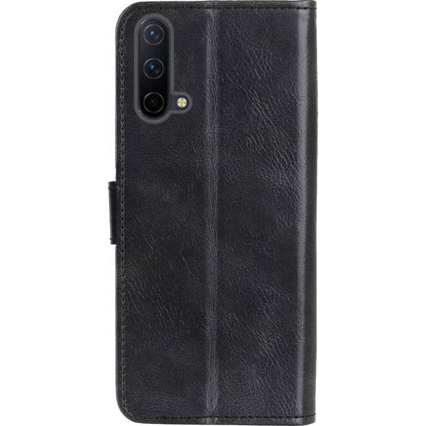 Basey OnePlus Nord CE Hoesje Bookcase - OnePlus Nord CE Hoes Flip Case Book Cover - OnePlus Nord CE Hoes Book Case Zwart